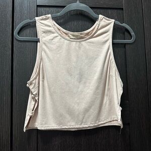 Brandy Melville Ultra Suede Blush Top